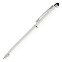 FORAY; Stylus Pen, Medium Point, 1.0 mm, White Barrel, Black Ink