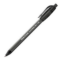 Paper Mate; Comfortmate&trade; Ultra Retractable Ballpoint Pen, Medium Point, 1.0 mm, Black Barrel, Black Ink