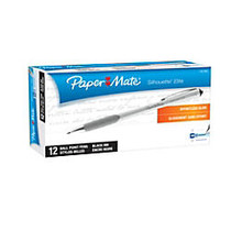 Paper Mate; InkJoy&trade; 700RT Retractable Ballpoint Pen, Medium Point, 1.0 mm, White Barrels, Black Ink