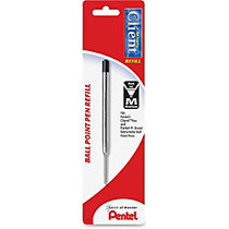 Pentel BKC10 Client Ballpoint Pen Refill - Medium Point - Black Ink - 1 / Pack