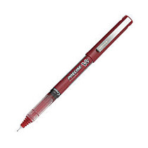 Pilot; Precise&trade; V5 Liquid Ink Rollerball Pens, Extra Fine Point, 0.5 mm, Red Barrel, Red Ink, Pack Of 5
