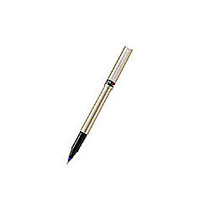 uni-ball; Deluxe Rollerball Pen, Fine Point, 0.7 mm, Graphite Barrel, Blue Ink