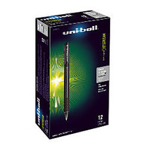 uni-ball; Jetstream&trade; 101 Rollerball Pens, Medium Point, 1.0mm, Black Barrel, Black Ink, Pack Of 12