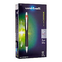 uni-ball; Jetstream&trade; RT Retractable Ballpoint Pens, Bold Point, 1.0 mm, Black Barrel, Red Ink, Pack Of 12