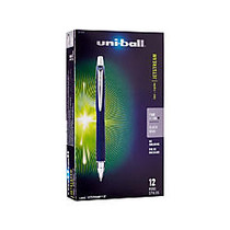 uni-ball; Jetstream&trade; RT Retractable Ballpoint Pens, Fine Point, 0.7 mm, Blue Barrel, Black Ink, Pack Of 12