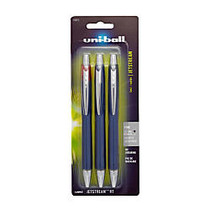 uni-ball; Jetstream&trade; RT Retractable Ballpoint Pens, Fine Point, 0.7 mm, Blue Barrels, Assorted Ink Colors, Pack Of 3