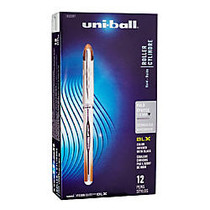 uni-ball; Vision&trade; Elite&trade; Liquid Ink Rollerball Pens, Bold Point, 0.8 mm, White Barrels, Assorted Ink Colors, Pack Of 12