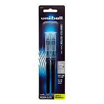 uni-ball; Vision&trade; Elite&trade; Liquid Rollerball Pen Refills, Bold Point, 0.8 mm, Blue/Black Ink, Pack Of 2