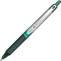 Vball RT Retractable Rolling Ball Pen - Fine Point Type - 0.7 mm Point Size - Refillable - Green - Green Barrel - 1 Each