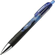 Vista Retractable Security Gel Pen, Medium Point, Tinted Barrel, Blue Ink, Pack Of 3 (AbilityOne 7520-01-574-5971)