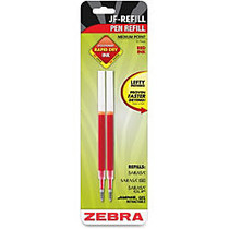 Zebra Pen JF-Refill - Medium Point - Red Ink - 2 / Pack