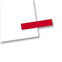 Redi-Tag Removable Message Tag - 0.19 inch; x 1 inch; - Red - Removable, Self-adhesive - 300 / Pack
