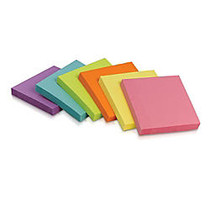 Office Wagon; Brand Self-Stick Notes, 3 inch; x 3 inch;, Assorted Deep Colors, 100 Sheets Per Pad, Pack Of 12