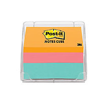 Post-it; Notes Memo Cube, 3 inch; x 3 inch;, Multicolor, 390 Sheets Per Cube