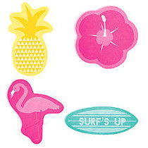Post-it; Super Sticky Die-Cut Notes, Tropical Surf, 3 inch; x 3 inch;, Assorted Colors, 50 Sheets Per Pad, Pack Of 2 Pads