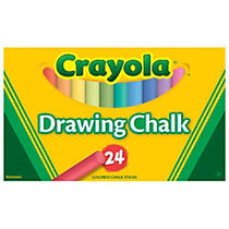 Crayola; Drawing Chalk, Assorted Colors, Box Of 24