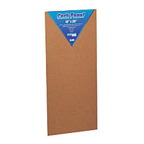 Flipside Cork Bulletin Board, 16 inch; x 36 inch;, Brown