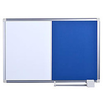 MasterVision; Magnetic Gold Ultra&trade; NewGen Combo Board, 24 inch; x 18 inch;, Blue, Aluminum Frame