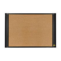 Post-it; Self-Stick Framed Bulletin Board, 36 inch; x 24 inch;, Brown/Graphite Frame