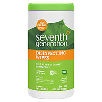 Seventh Generation; Disinfectant Wipes, Thyme, Container Of 70 Wipes