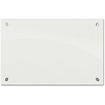 Balt Frosted Pearl Glass Dry Erase Markerboard - 36 inch; (3 ft) Width x 24 inch; (2 ft) Height - Frosted Pearl Tempered Glass Surface - Rectangle - Wall Mount - 1 Each