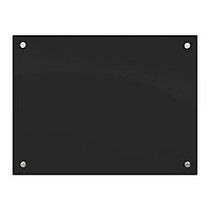 Best-Rite Enlighten Dry-Erase Marker Board, Glass, 48 inch; x 72 inch;, Black