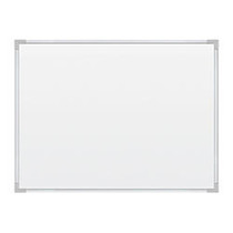 Best-Rite Magnetic Dry-Erase Board, Porcelain, 4' x 5', Silver, Aluminum Frame