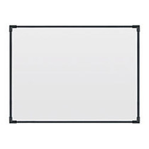 Best-Rite Magnetic Dry-Erase Board, Porcelain, 4' x 6', Black, Aluminum Frame