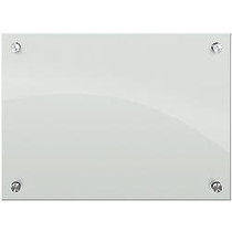 Best-Rite; Enlighten Marker Board, Tempered Glass, 18 inch;H x 24 inch;W, Frosted Pearl