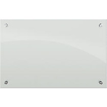Best-Rite; Enlighten Marker Board, Tempered Glass, 24 inch;H x 36 inch;W, Frosted Pearl