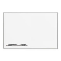 Best-Rite; Low-Profile Porcelain Marker Board, 96 inch; x 48 inch;, White Board/Silver Frame
