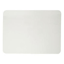 Charles Leonard Plain Dry-Erase White Lap Boards, Masonite, 9 inch; x 12 inch;, White, Pack Of 12