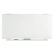 Iceberg Dry-Erase White Board, Glass, 72 inch; x 36 inch;, Frameless