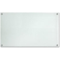 Lorell Glass Dry-erase Board - 17.5 inch; (1.5 ft) Width x 30 inch; (2.5 ft) Height - Frost Glass Surface - Rectangle - Mount - 1 Each