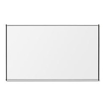 Lorell; Porcelain Marker Board, 48 inch; x 36 inch;, Satin Aluminum Frame