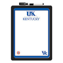 Markings by C. R. Gibson; Dry-Erase White Board, Paper, 8 1/2 inch; x 11 inch;, Kentucky Wildcats, Black Plastic Frame