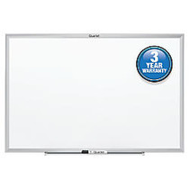 Quartet; Dry-Erase Board With Anodized Aluminum Frame, 36 inch; x 48 inch;, White Board, Silver Frame
