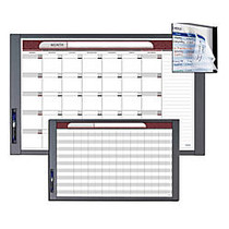 Quartet; InView&trade; Custom Whiteboard, 47 1/2 inch; x 35 inch;, White Board, Gray Graphite Frame