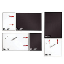Quartet; Matrix; Magnetic Marker Dry-Erase Board, 16 inch; x 16 inch;, Metal Frame