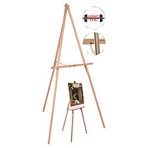 MasterVision; Lightweight Display Floor Easel, Wood