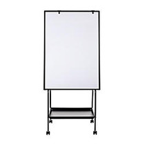 MasterVision; Magnetic Gold Ultra&trade; Adjustable Mobile Easel, Magnetic, Aluminum, Black