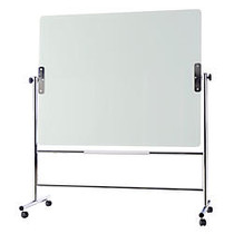 MasterVision; Revolving Easel, 36 inch; x 48 inch;, Stainless Steel, White