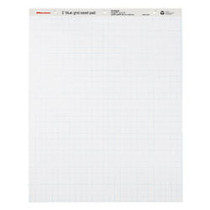 Office Wagon; Brand Flip Chart, 27 inch; x 34 inch;, 1 inch; Grid, 50 Sheets, White, Pack Of 2