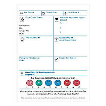 Best-Rite; Patient Room Dry-Erase Communication Board, Lay-Out C, 24 inch; x 18 inch;, White Frame