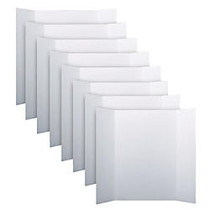 Flipside Corrugated Project Boards, 48 inch; x 36 inch;, White, Pack Of 8