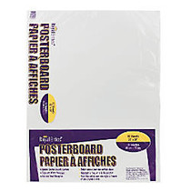 Office Wagon; Brand Poster Boards, 22 inch; x 28 inch;, White, Pack Of 10