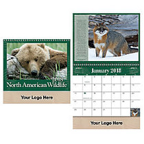 North American Wildlife Spiral Wall Calendar