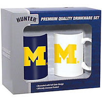 Hunter; NCAA Ceramic Mug Set, 11 Oz, Michigan Wolverines, Pack Of 2