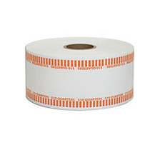 Coin-Tainer; Automatic Coin-Wrapper Roll, Quarters, Orange, Roll Of 1,900