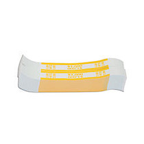 Coin-Tainer; Currency Straps, Yellow, $1,000, Pack Of 1,000